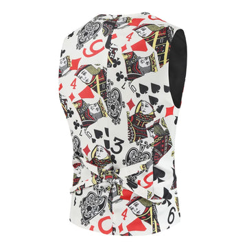 Sleeveless Graphic Printed Vest